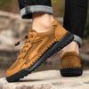 Summer Breathable Men's Flats Shoes Male High Quality Walking Shoes Outdoor Handmade Comfortable Casual Shoes for Men Plus Size