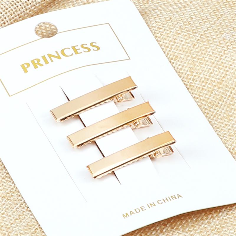 10Pcs/Lot Basic Metal Hair Clips Gold Silver Color Hairpins Fashion Simple Hair Alligator Clips For Women Hair Tools Accessories