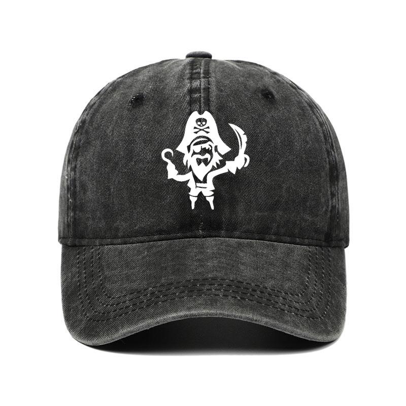 Casquette Trucker Squelette Été Homme Casquette de Baseball Cool Chapeau de Pirate Pêcheur Chapeau de Pêche Unisexe Mode Extérieure Protection Solaire Casquette Snapback 55-60cm blanc noir