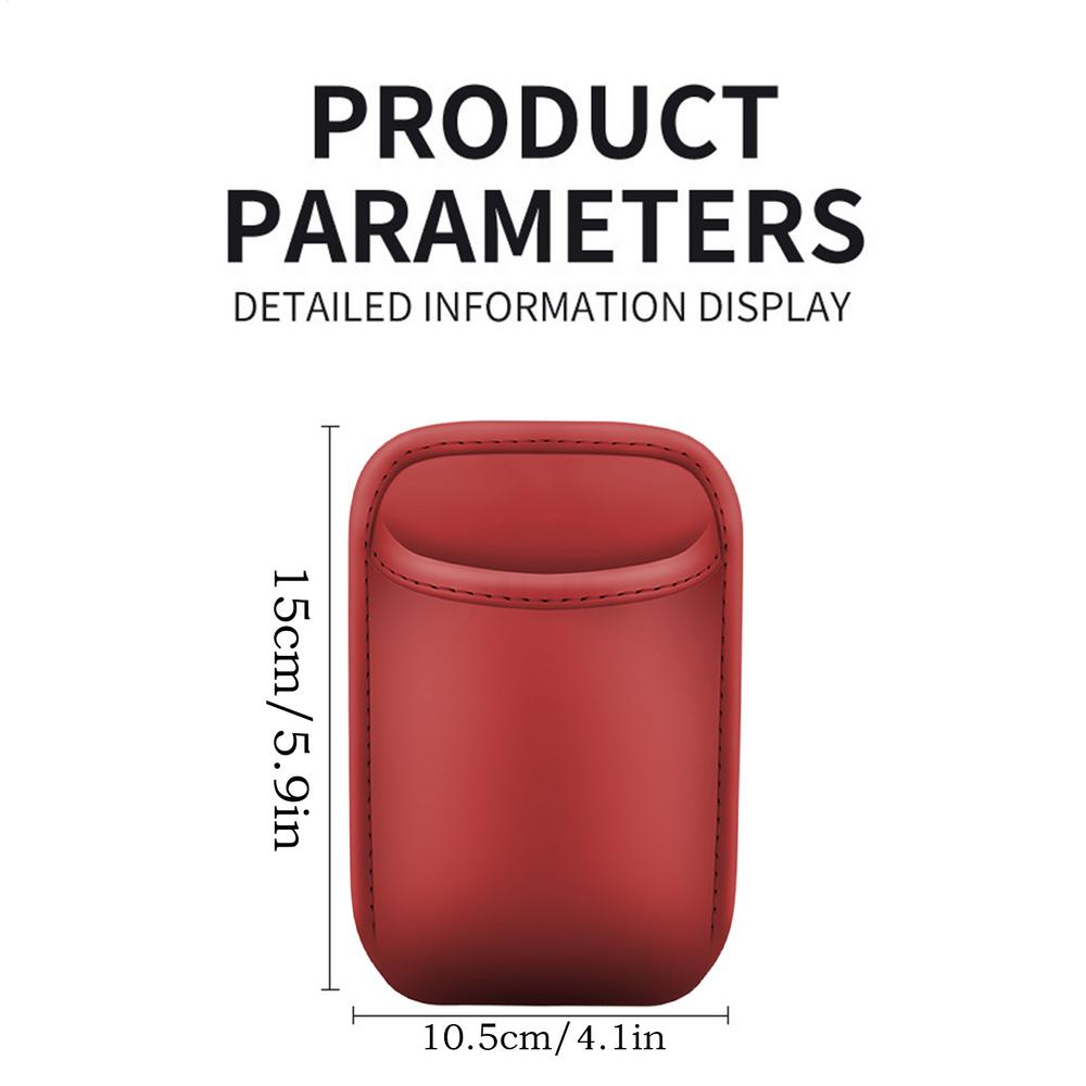 Cup Holder For Car PU Car Seat Cup Organizer Bag Shock Resistant Spill-Proof Multifunctional Vehicle Storage For Umbrella Phone