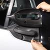 For Mercedes Smart Fortwo Forfour 453 2016-2021 Carbon Fiber Car Accessories Exterior Door Handle+Door Bowl Cover Trim Frame