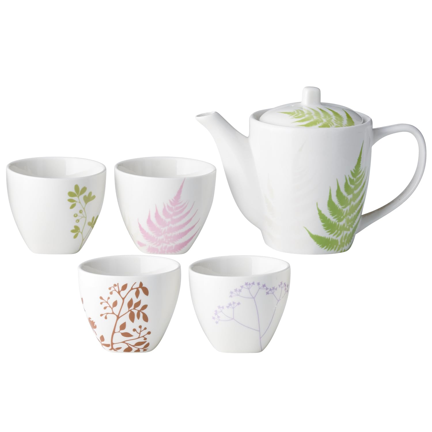 

Dolce duo Teapot Set with 4 Cups (Boxed) - Perfect as a Gift for Birthdays, Celebrations, or New Beginnings (FR-1799)