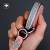 Diamonds Leather Remote Car Key Cover Case Shell for  A1 Q3 Q2L Q7 A3 A6L 2008-2011 Auto Key Protector Interior Accessories