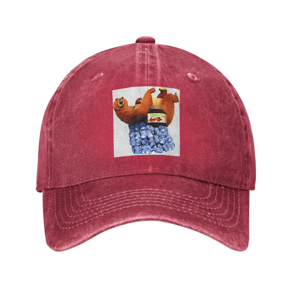 Animation Grizzy and the Lemmings Cartoon Anime Washed Denim Cap Casual Baseball Caps Hat Summer Unisex Baseball Hats