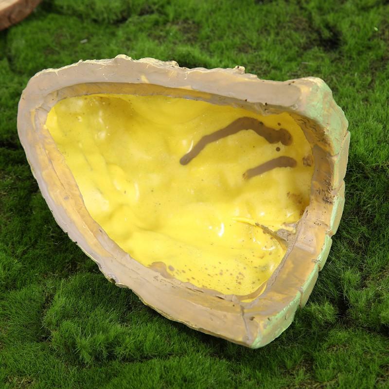 Resin Rock Cave Hideout Reptiles Aquatic Tanks Turtle Lizard Shelter Decorative Ornament