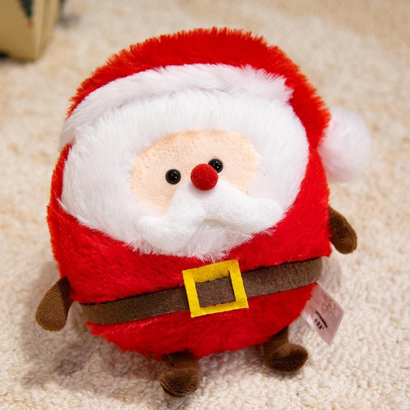 Children's Plush Santa and Snowman Christmas Dolls Gift