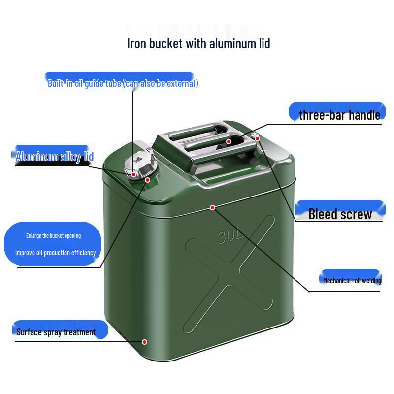 Beilian 40L Double-Thickened Gasoline Can