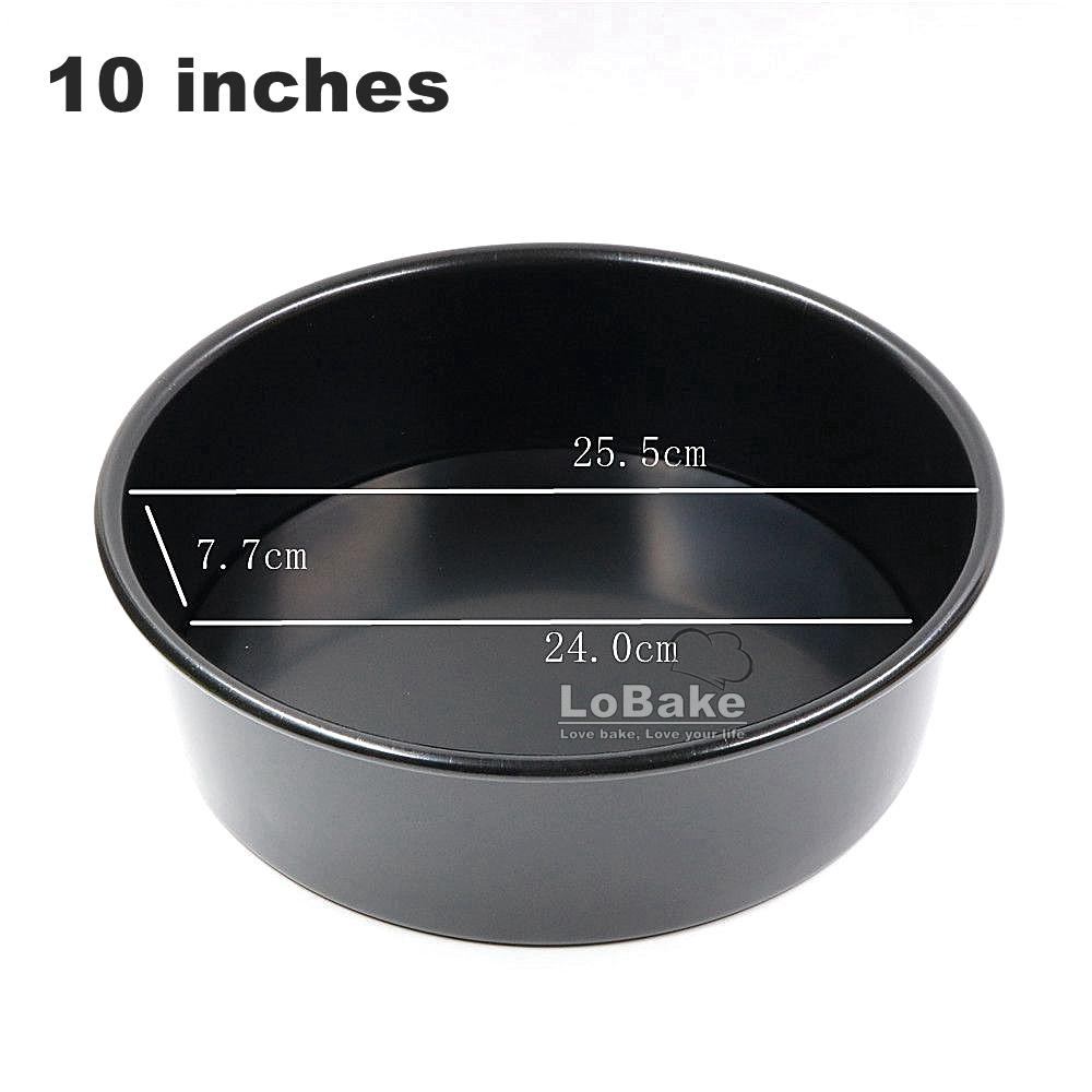 4-12 inches Non-stick Removable Bottom Round Shape Aluminium Chiffon Cake Mould Bread Mold Cupcake Moulds Pans Tin DIY Baking