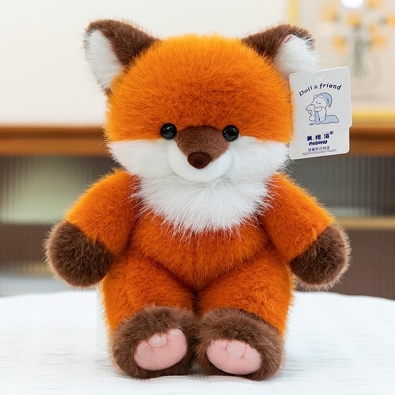 Adorable Pig and Fox Plush Doll Collection: Soft Animal Cushions and Figures