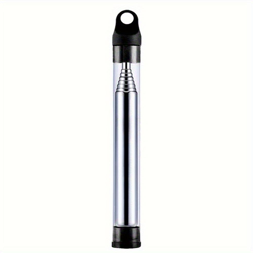 2pcs Stainless Steel Fire Blow Tube, Retractable Fire Blowing Stick For Outdoor Camping, Hiking, And Travel