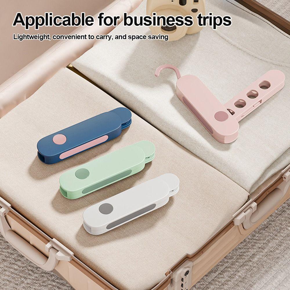 Multifunctional Foldable Travel Garment Rack Portable 7 Holes Drying Rack Adjustable Space Saving Clothes Hanger Outdoor