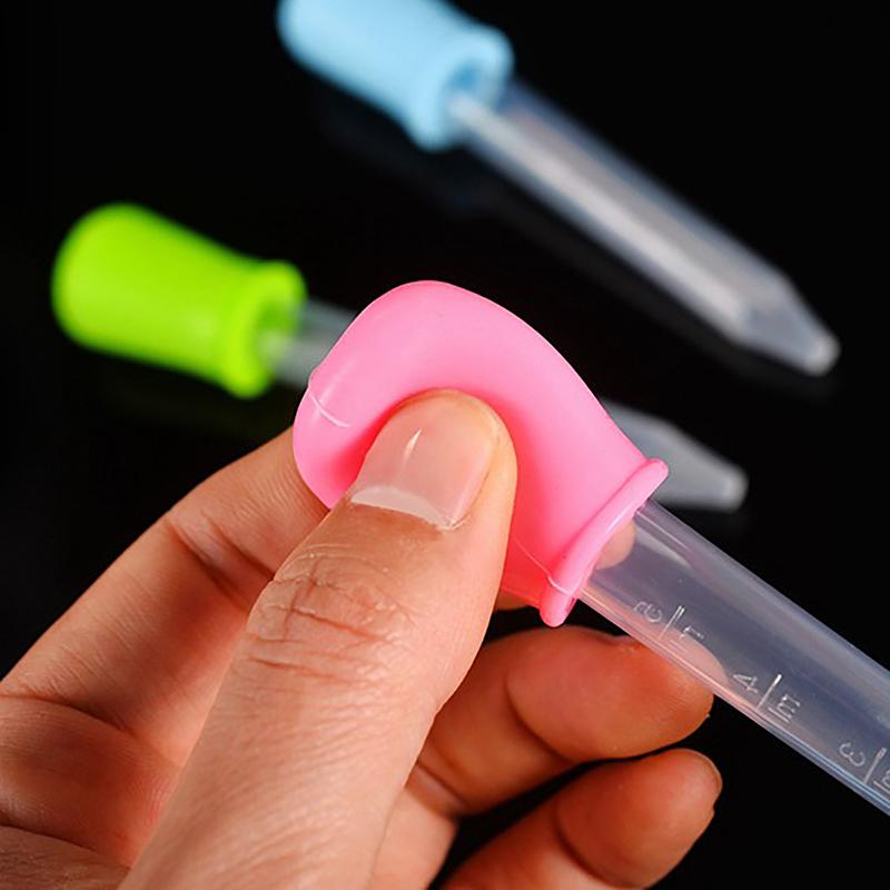 Silikonová pipeta s dávkovačem dětských léků pro děti 5 ml