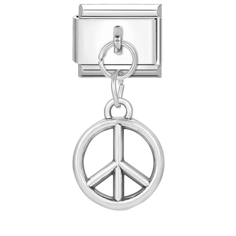 Boho Elephant Devil Eyes Moon Bow Knot Butterfly Italian Charm Link Stainless Steel Fit 9mm Italian Chain Bracelet DIY Gift