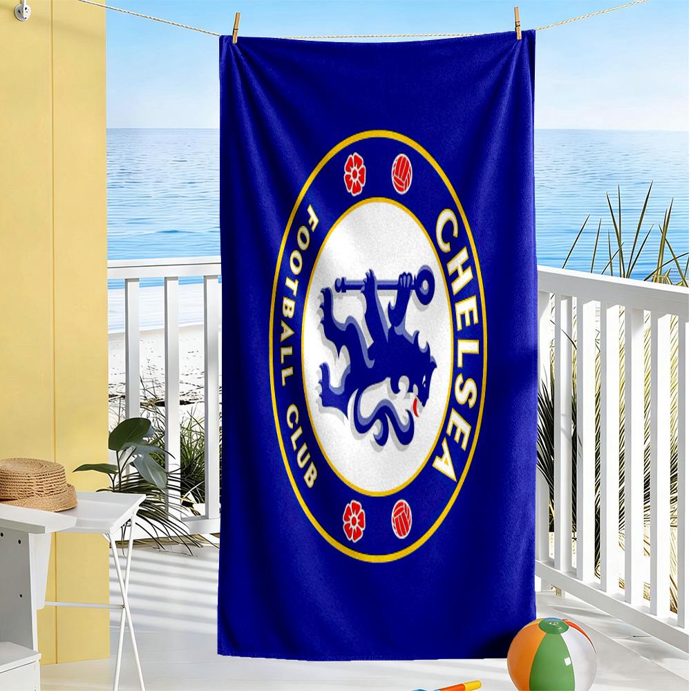 Amore Logo Chelsea Football Club Telo da Spiaggia Super Morbido & Assorbente Confortevole Leggero