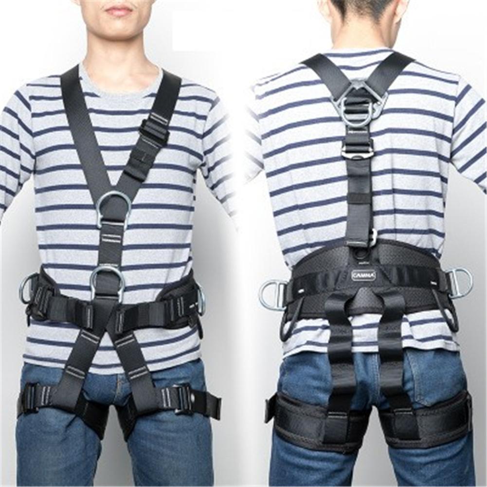 Sécurité Corporelle Harnais d'Escalade Pour Escalade en Plein Air Randonnée Ceinture de Sécurité Sûre Pour Travail en Haute Altitude