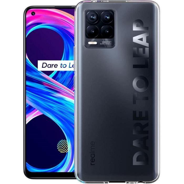 Coque de protection - E.F.CONNECTION - realme 8 - Transparent - Anti-Rayures - Antichoc