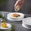 High-End Restaurant Dessert Plate Creative Round Cold Dish Plate Commercial Hot Pot Artistic Conception Plate Molecular Cooking Tableware