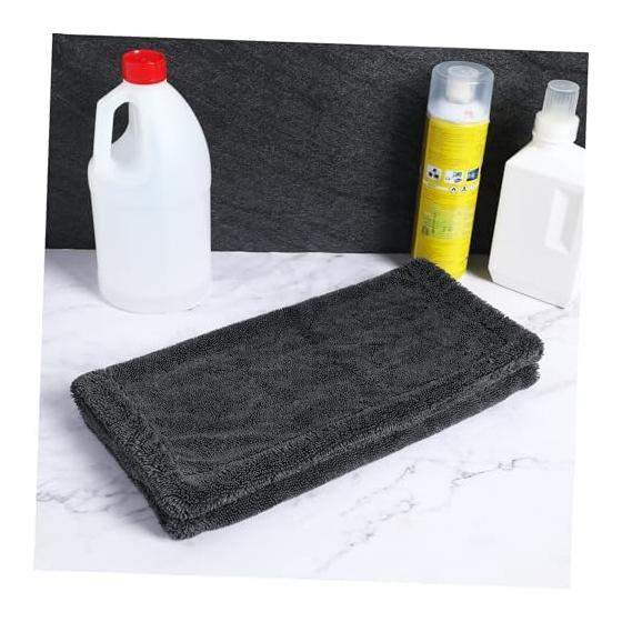 Highly Absorbent Car Wash Towel with Double-sided Polyester Design Car Cleaning Cloth Ideal for Cleaning Furniture and Glass Quick-drying Rag That