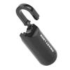 Fingerprint Lock AntiTheft Security USB Rechargeable Thumbprint Padlock for Luggage Case(Black )