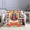 Jesus and The Virgin Mary Print Blanket Faith Religious Blanket Soft Warm Throw Blanket Sofa Bedding Birthday Gifts Blanket