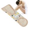 Washable Cloth Menstrual Pad Fanshaped Wing Reusable Sanitary Napkin Panty Liner White 250mm