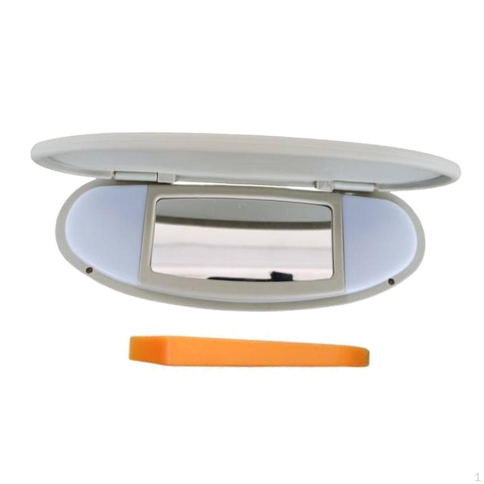 

51167361833 Автомобильный солнцезащитный козырек, зеркало, ремонтные детали, премиум, простая установка, макияж светло-желтого