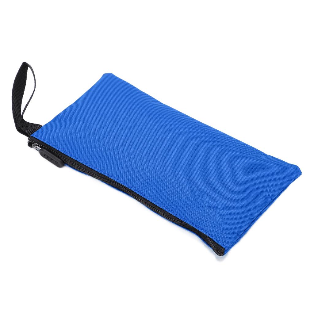Canvas Tool Bag Durable Waterproof Portable Canvas Zipper Pouch for Items StorageBlue