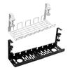 Under-Desk No-Drill Cable & Power Strip Organizer Rack