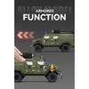1/24 Alloy Sword Toothed Tiger Explosion Proof Car Model Diecast Police Armored Off-road Vehicles Car Model Sound Light Toy Gift