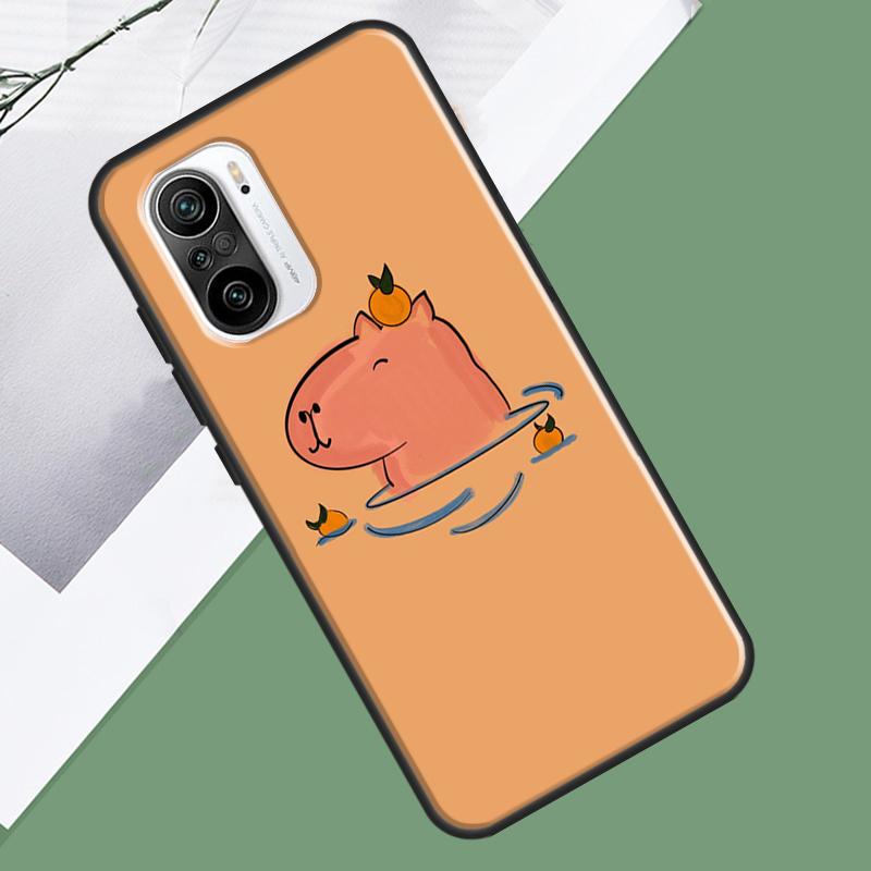 Capybara Spa Case For Xiaomi 15 Ultra 13 14 13T 14T 15T Pro 17 Pro Max POCO X7 Pro F5 F6 X5 X6 F7 Cover