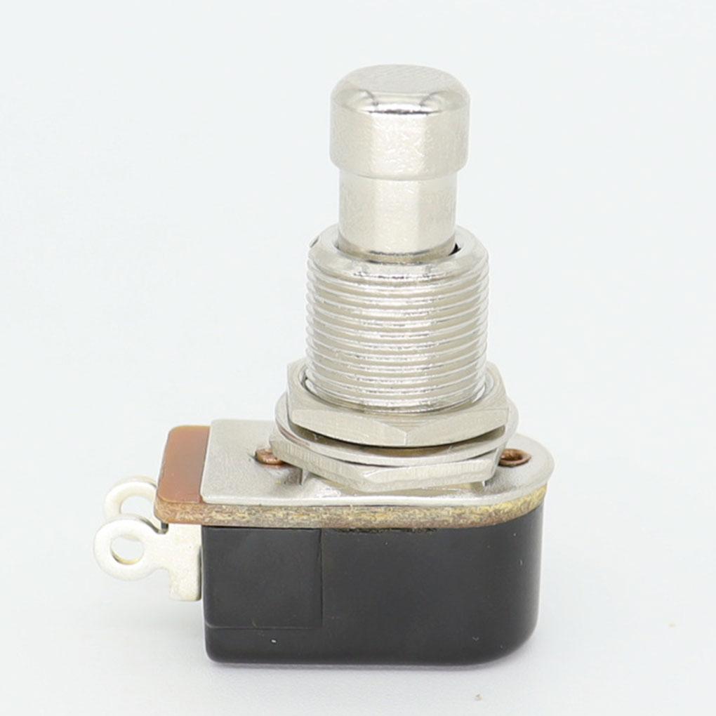 2pcs Easy To SPST Momentary Touch Push Button With Exquisite Craft Impact-resistant Push Button Stomp
