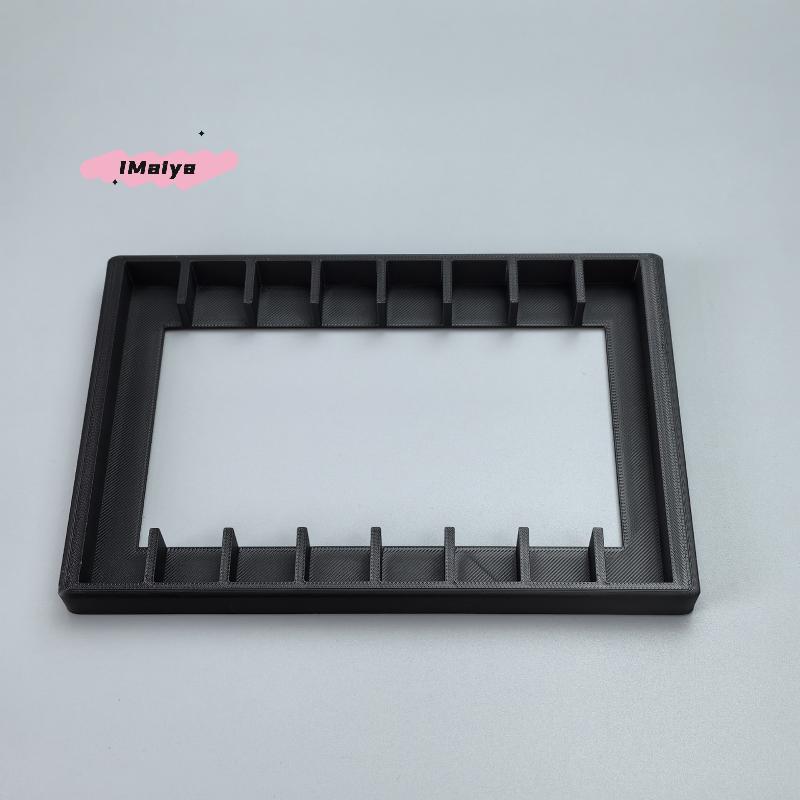 M-1Pcs Audio Cassette Tape Storage Rack Organizer 8/10 Slot Cassette Tape Holder for Studio Desktop Organization
