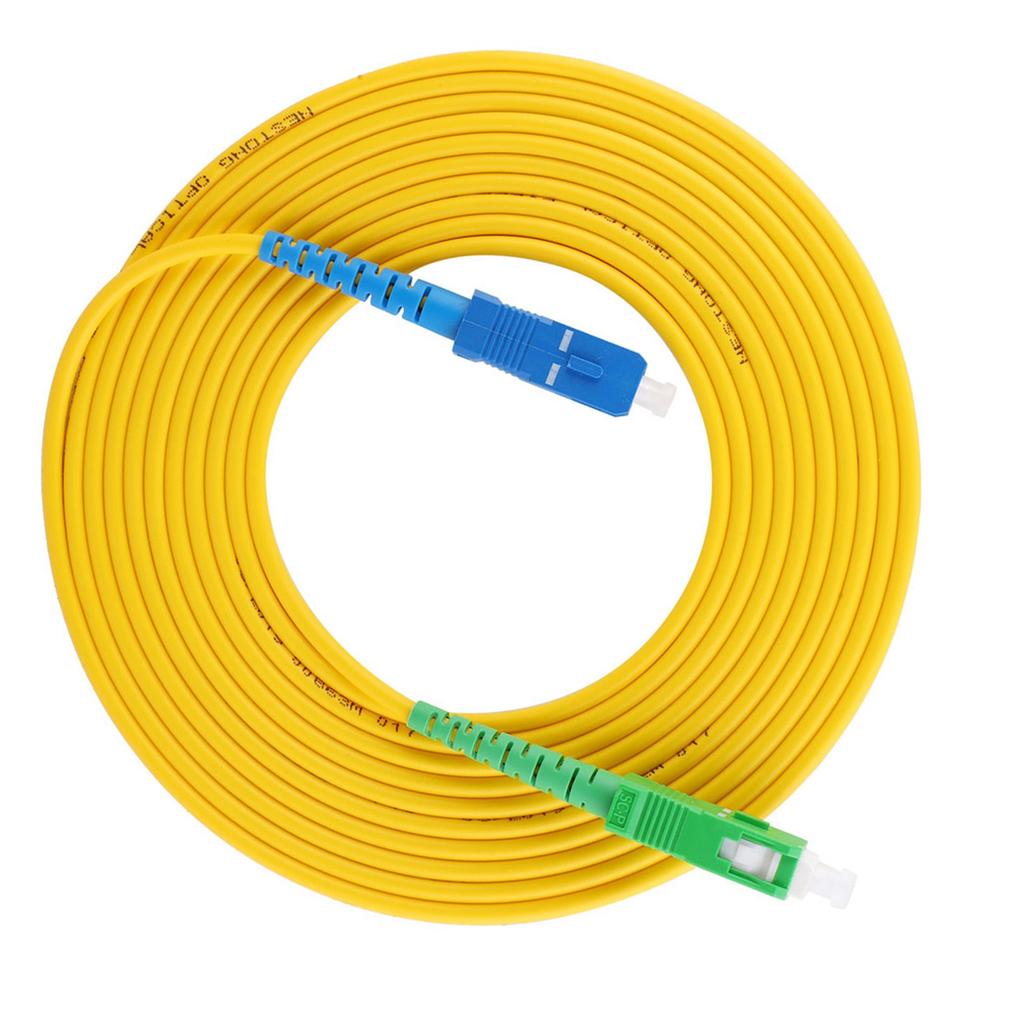 2 Pcs Fiber Jumper 5m Sc APCUPC Single Mode Optical Fiber Patch Cord Cable