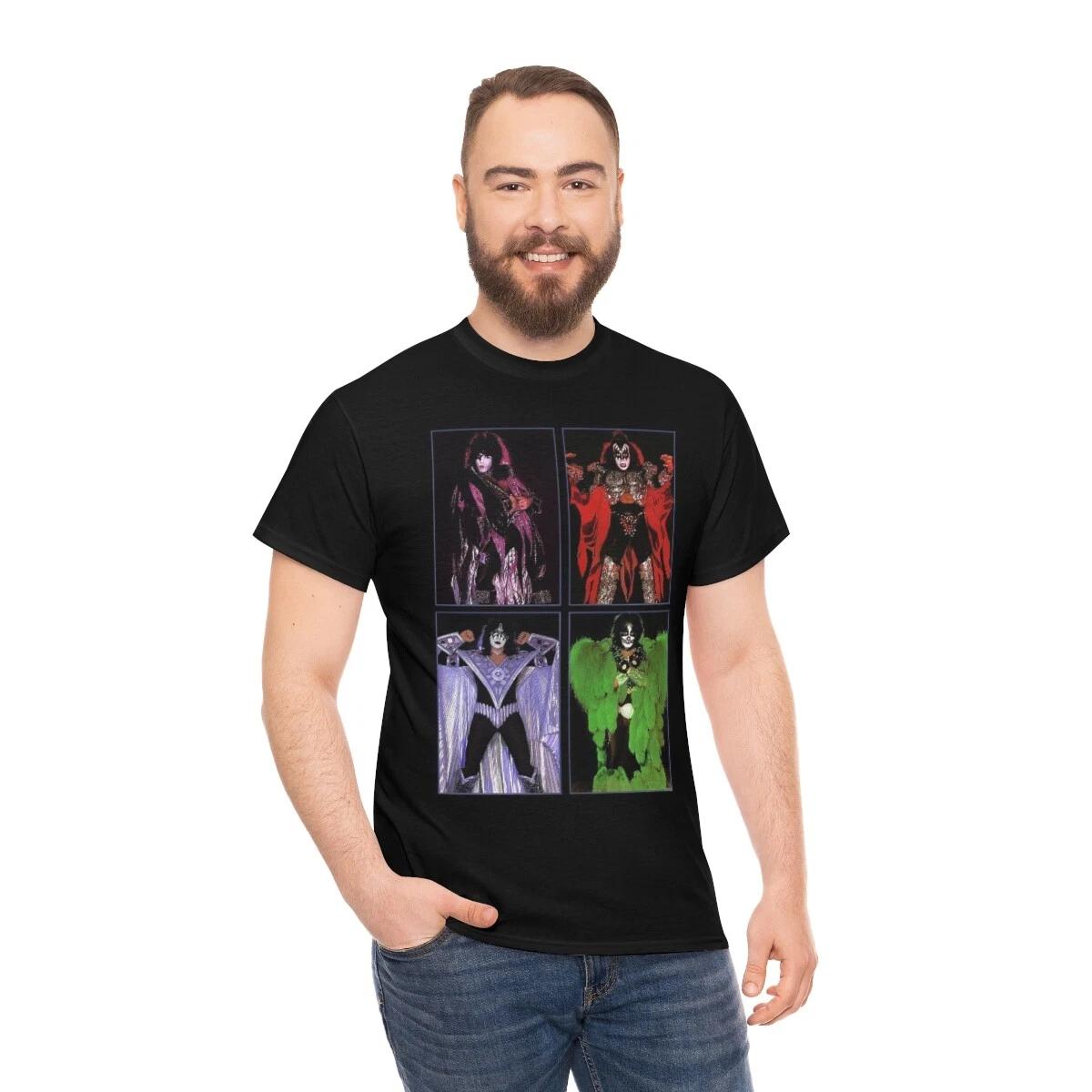 KISS Dynasty Tour Book pics Men s Short Sleeve Tee L