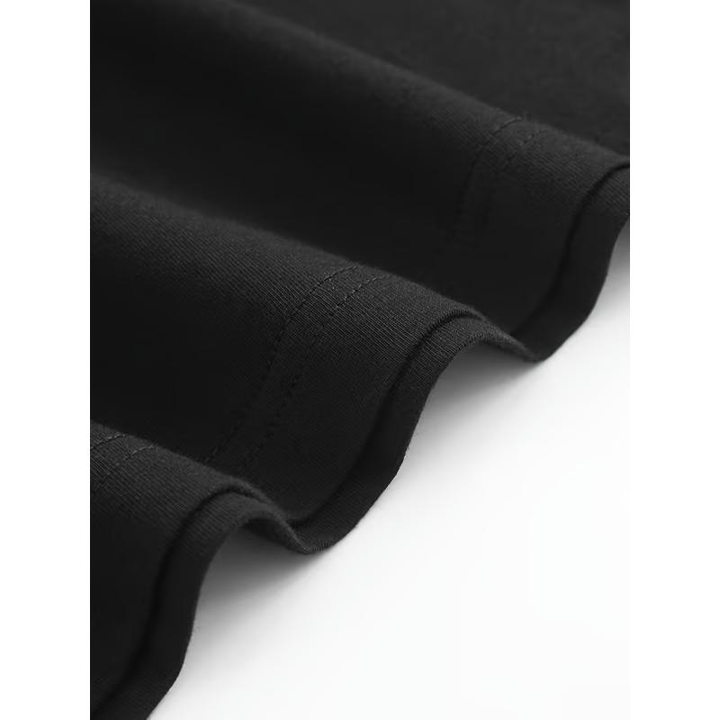 European sizes T-shirt with a Donkey Wearing a Yellow Hat and Corn Plants, Text Reads 'Hey Ho', All-season Casual Wear, Comfortable Clothing Y1-3