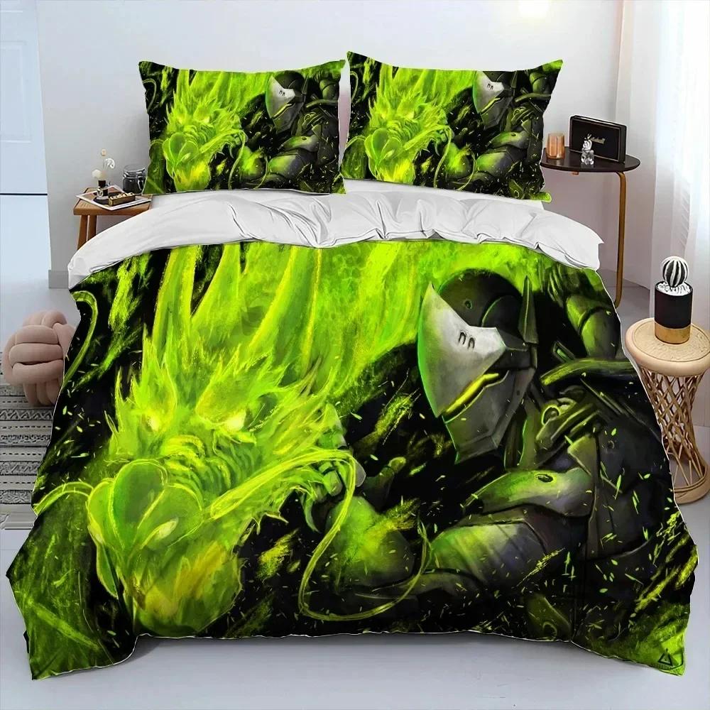 3D Print Ow Overwatch Game Dva Bedding Set Bedroom Soft Modern Bedspreads Comefortable Duvet Cover Quilt Cover And Pillowcase