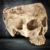 Halloween Flowerpot Living Room Props Resin 600g Flowerpot Skull Flower Pot Personality Decorations 18*11.5*13cm Skull