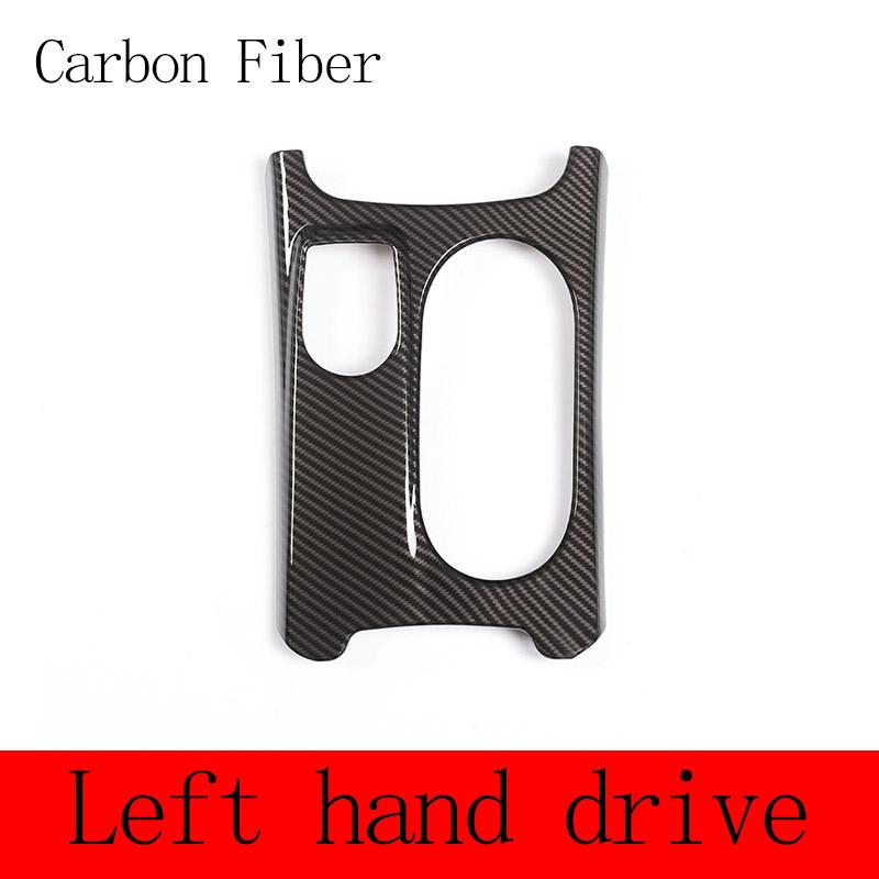 LHD RHD для Mercedes Benz A/GLA/CLA Class C117 W117 W176 X156 2012-2018 AMG ABS держатель чашки из углеродного волокна крышка накладка аксессуары Carbon Fiber For LHD