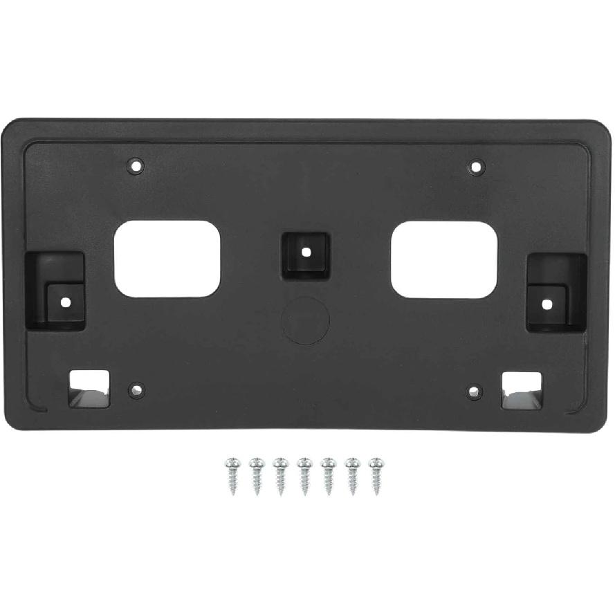 License Plate Bracket for Honda Accord 2021-2022 - Black Front Bumper License Plate Holder Mounting - Replaces No.71145TVAF0/HO1068143