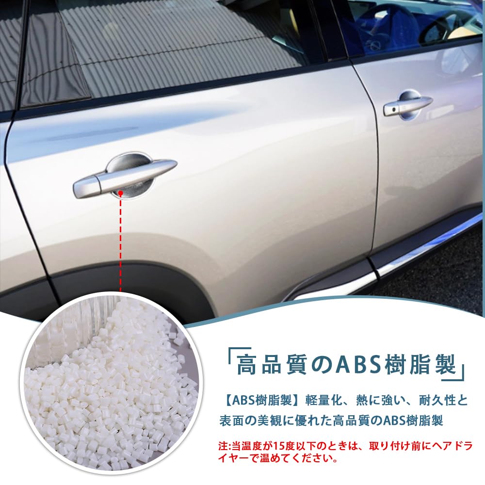 TADOKAPATU Door Handle Protector Cover for New Generation Compatible with New T33 2022 Door Handle Protector Bowl Garnish Prevents Scratches On Door