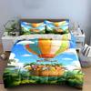 Hot Air Balloon Scene. Bedding Sets Duvet Cover Sets Duvet Covers Pillowcases(1 * Duvet Cover 2 * Pillowcases Without Duvet Insert)
