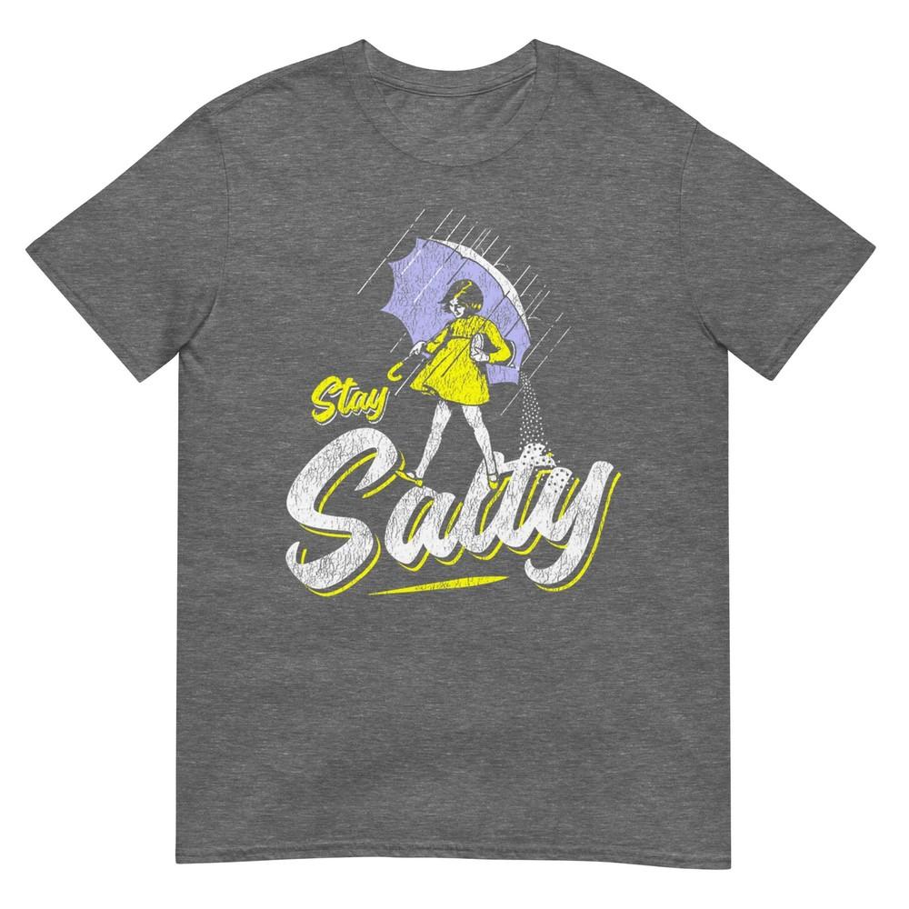 Vintage Salty Meme All These Flavors Girl Holding Umbrella TShirt