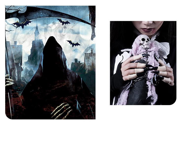 Halloweenský kostým Scream - Strašidelný maškarní a hororový cosplay outfit