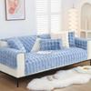 Thicken Imitation Rabbit Fur Plush Sofa Slipcover Non-slip Soft Sofa Towel Couch Cushion for Living Room Modern Home Decor Mat