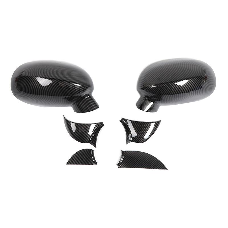 

Декоративная крышка зеркала заднего вида автомобиля для Dodge Challenger 2009 Up ABS Внешние аксессуары углеродного волокна черного