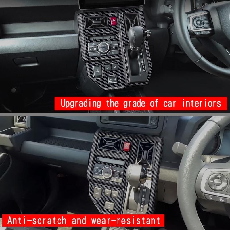 RHD For DAIHATSU TAFT 2024 2025 ABS Center Console Gear Shift Panel air conditions switch Decoration Cover Interior Accessories