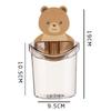 Teddybär Wandmontierter Zahnbürstenhalter Becher Aufbewahrungsregal Badezimmerzubehör