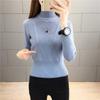 Women's Knit Sweater Short Turtleneck Sweater Slim Pullover Knit Jumper Fall Winter