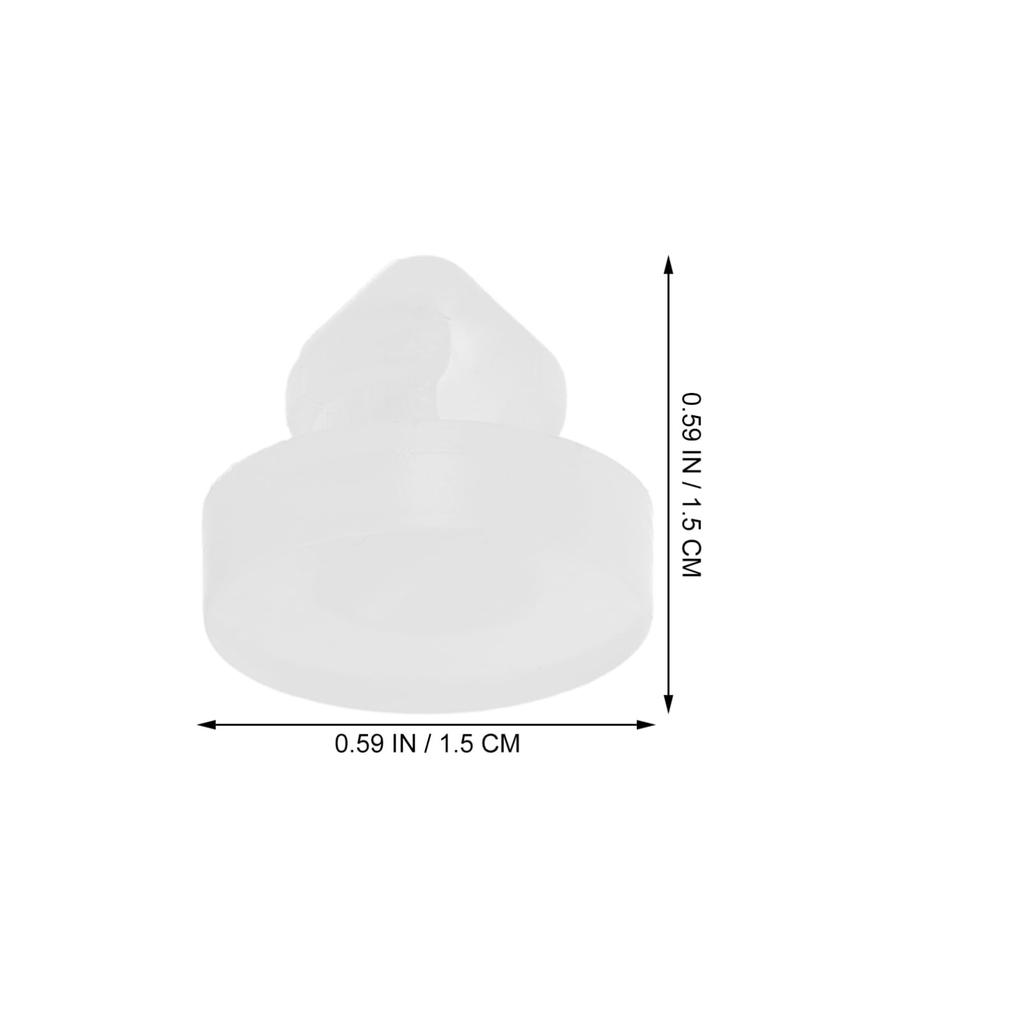 Cabilock 20pcs Brake Pedal Rubber Particles Rubber Car Stopper Brake Pedal