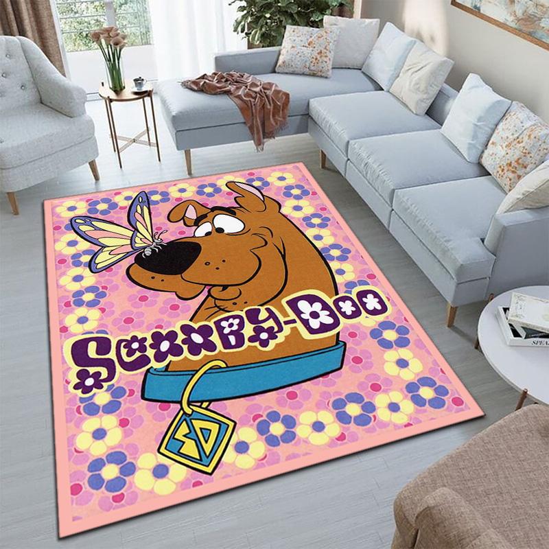 Halloween cartoon comedy adventure movie Scooby-Doo carpet is suitable for living room and bedroom doormats office balcony decorative carpet V12